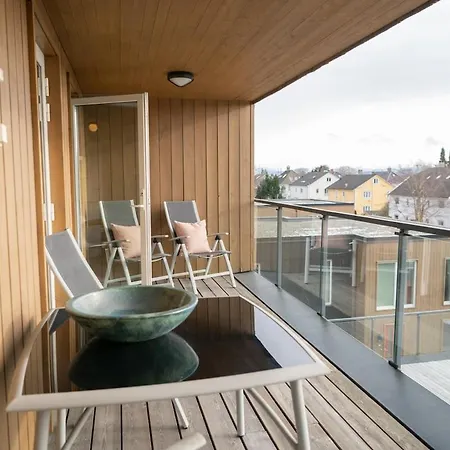 Modern 1br, Balcony & Free Parking Stavanger