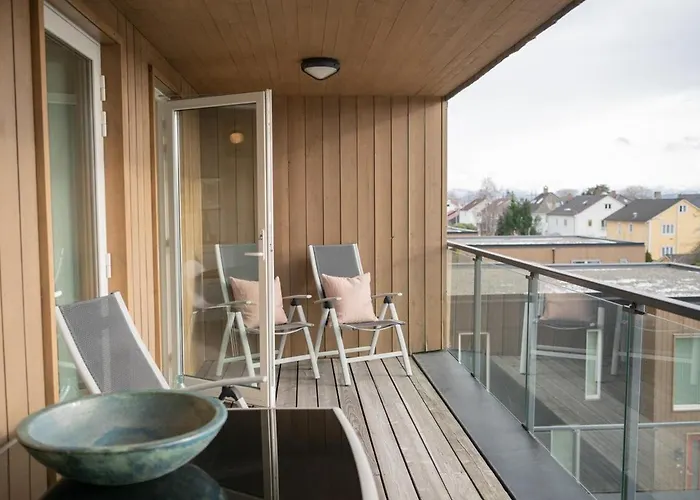 Modern 1br, Balcony & Free Parking Stavanger